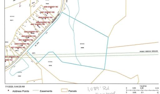 Tract 3 Dorsey Rd. Map