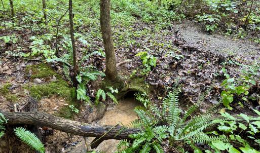 Driveway culvert in place - Old NC 86
