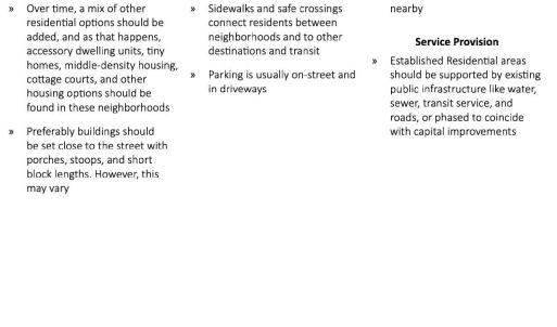 Established Residential