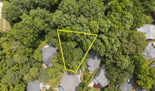 16 Marchmont - aerial with lines