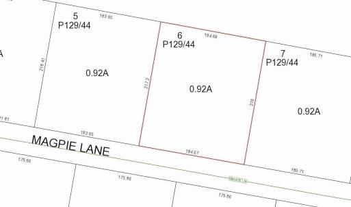 Lot 6 Magpie Lane Lot