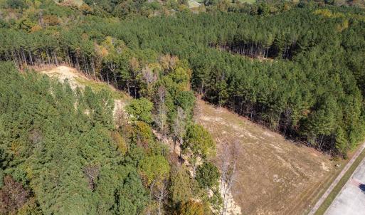 Aerial view from street