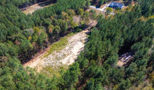 Aerial view from back corner