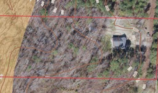 older aerial with house