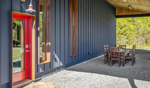 East Exterior Door and Covered Area 1