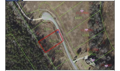 GIS map septic lot