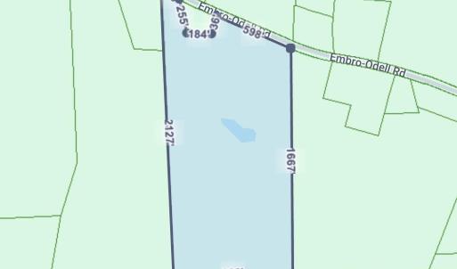 property line outline