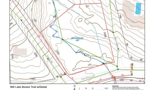 500 Lake Boone Trail map 2