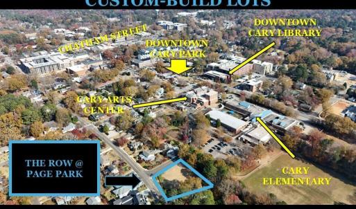 THE ROW @ PAGE PARK - ARIAL DRONE SW VIE