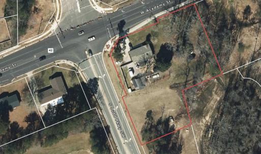 aerial main 629 W. Academy