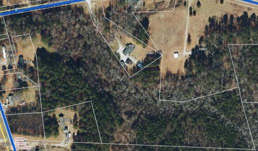 Aerial Pic with water and sewer overlay