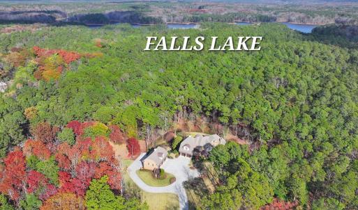Falls Lake Aerial