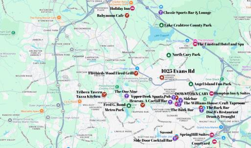 Google Map_1025 Evans Rd Cary