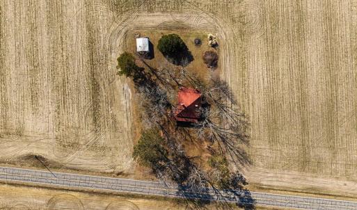 Farmhouse Direct Aerial View