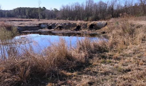 Culverts over creek