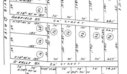 Recorded Plat Zoom to lot 96