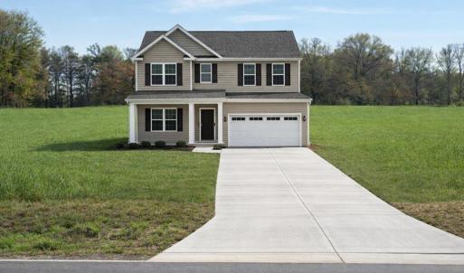 New home in a green field