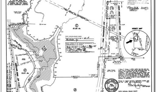 Jean's Original Plat for Dland lot