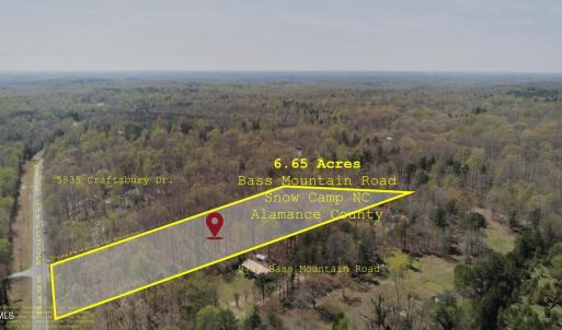 Aerial NE POV 400 Bass Mountain Overlay