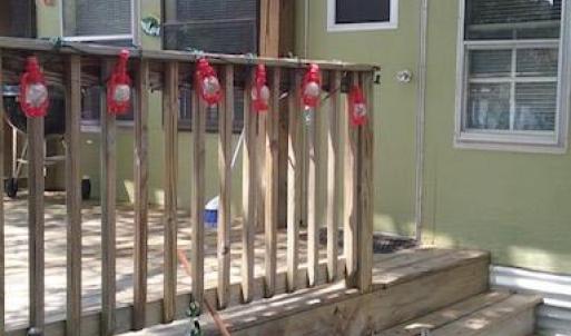 Expanded porch area