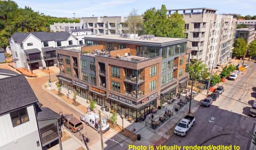 Virtual Rendering of Mixed-Use Building