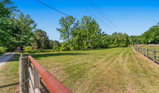 Front Corner of land