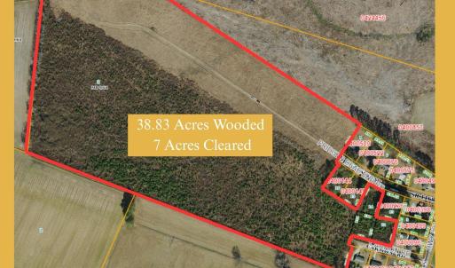 38.83 Acres Wooded 7 Acres Cleared