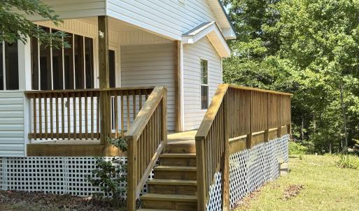 Large deck area