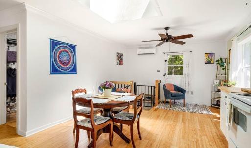 upstairs