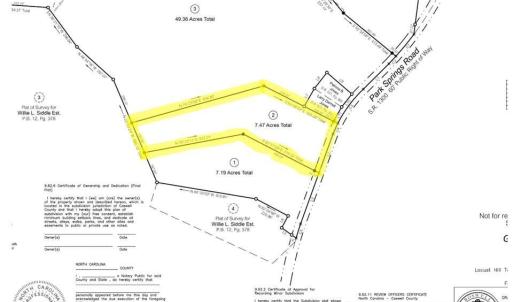 Caswell Co. NC 7.47-COA-Lot2-18