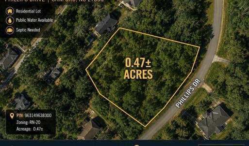 Photo #1 of Lot 77 Phillips, Sanford, NC 0.5 acres
