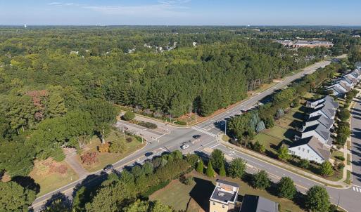 Aerial Corner view of Land