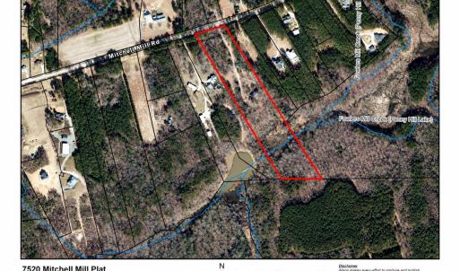7520 Mitchell Mill Plat Map