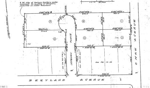 Leyburn Place - Portion of Recorded Plat