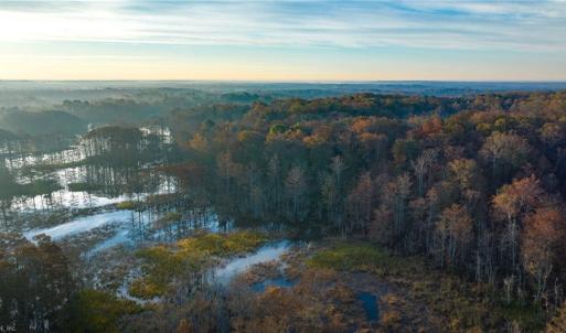 View of the property from the upper portion of Diacsund Creek looking downstream