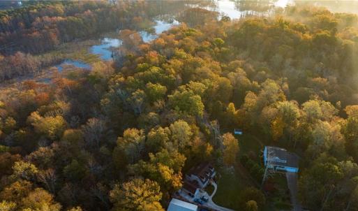 Overhead view of the property
