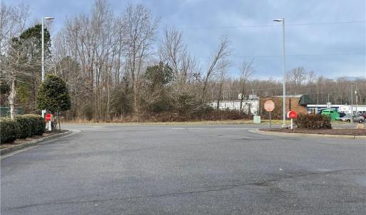 Entrance to property across from the Wawa entrance