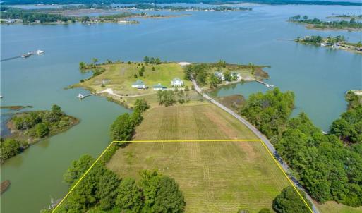 Located on a stunning point of land