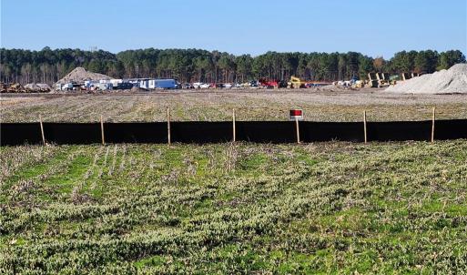Taken from edge of property looking towards new development