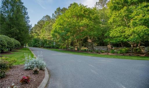 Private, paved streets