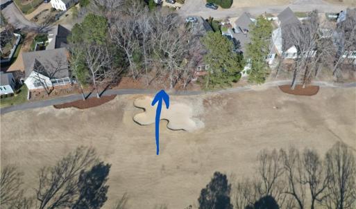 View of fairway back to the lot