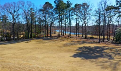 Aerial View across to the pond