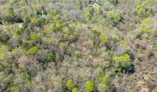 Aerial view of property from east looking west