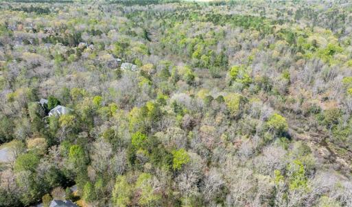 Aerial view of property from east looking west