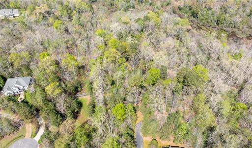 Aerial view of property from south looking north