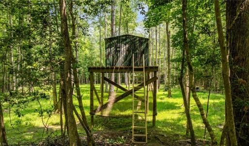 Raised hunting blind