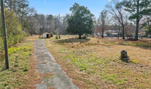 Paved Drive on lot