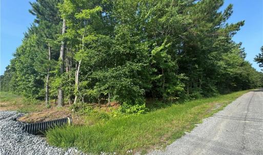 Rear of property