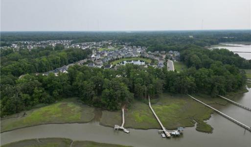 View of lot from drone