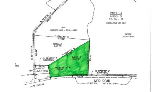 5.91AC with plenty of road frontage
